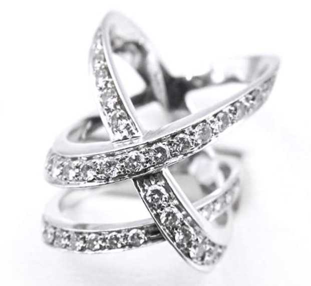 ポンテヴェキオ買取　クロスダイヤモンドリング