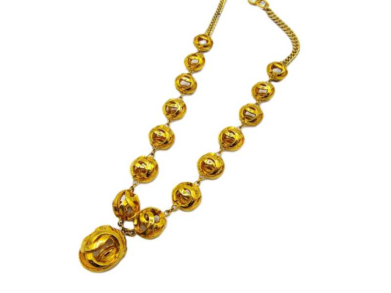 シャネル買取 ココマーク ラウンドキューブ ネックレス