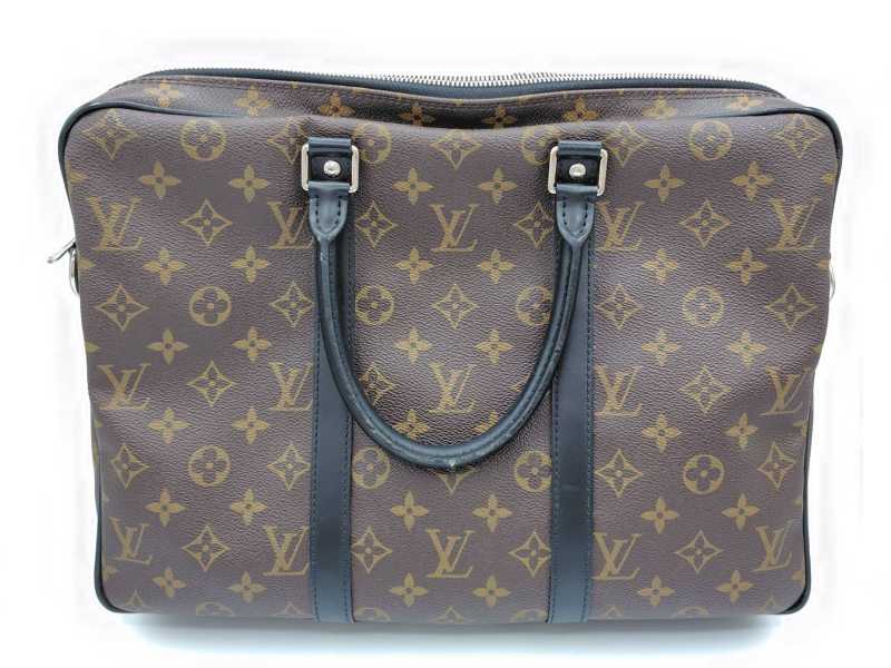 ルイヴィトン買取 ポルトドキュマンヴォワヤージュPM マカサー M52005