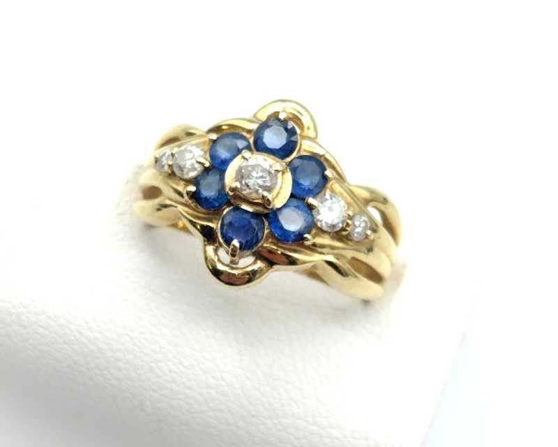 ジュエリー買取 ダイヤモンド サファイアリング