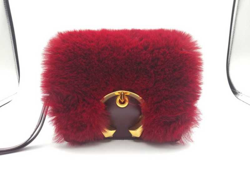 ジミーチュウ　買取　ファー付ショルダー