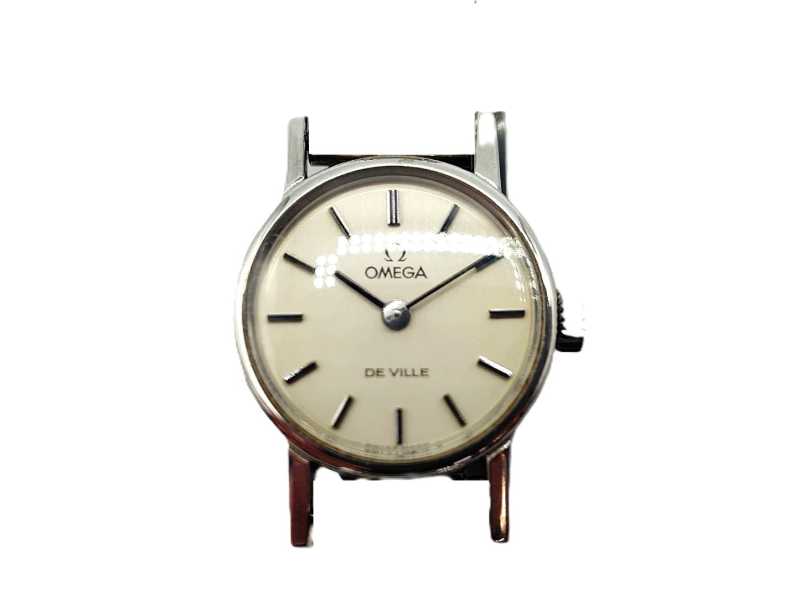 オメガ買取 デヴィル 手巻 レディース