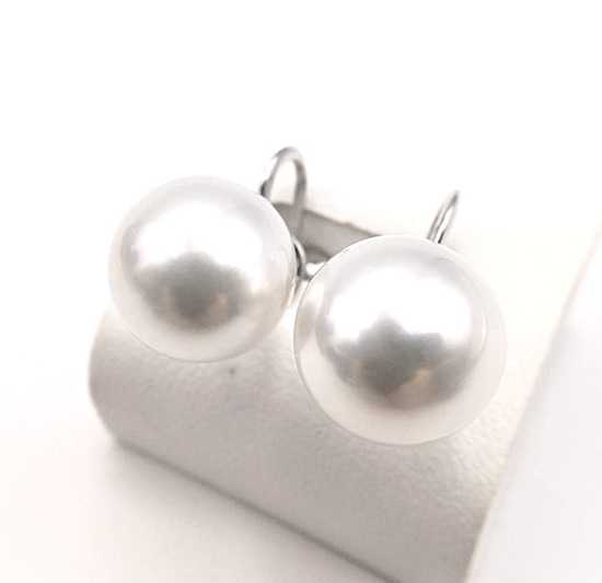 ミキモト買取　K18WGパールイヤリング