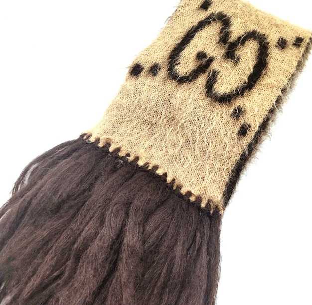 グッチ買取　モヘアマフラー　ジャンボGG