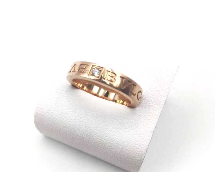 ブルガリ買取 ブルガリブルガリ ダブルロゴ リング 