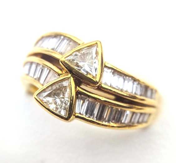 宝石買取　K18ダイヤモンドリング