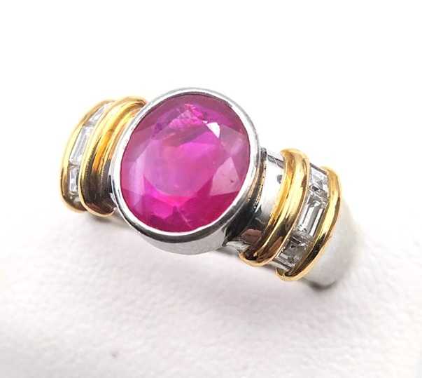 宝石買取　ルビーダイヤモンドコンビリング