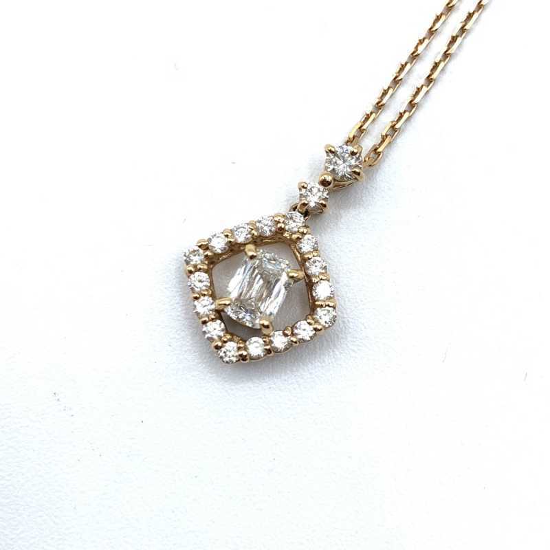 金買取 ネックレスダイヤ K18