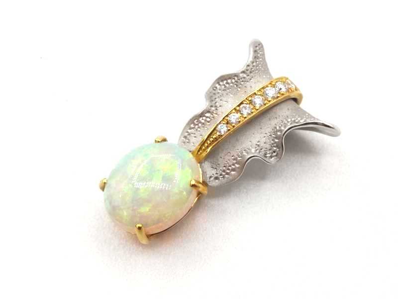 ホワイトオパール　買取　宝石