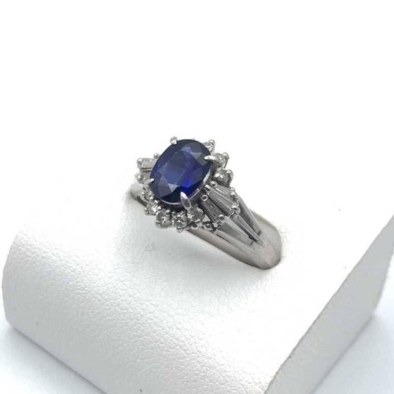 宝石買取 リング プラチナ サファイア 5ｇ