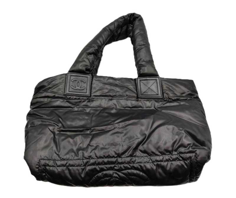 シャネル買取 コココクーン トートバッグ ブラック