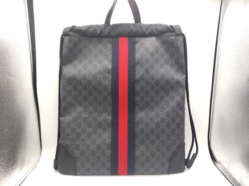 グッチ　買取　ドローストリング リュック