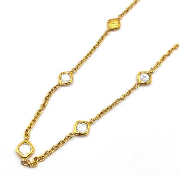 シャネル買取　ラインストーンネックレス　GP