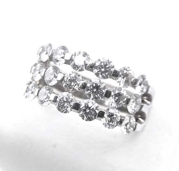 宝石買取　プラチナダイヤモンドリング