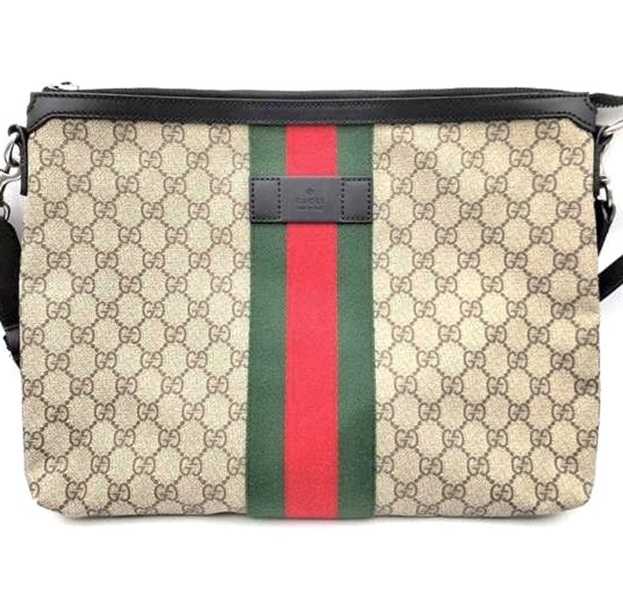 グッチ買取　ショルダーバッグ　GGスプリーム　523335