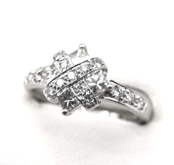 宝石買取　プラチナダイヤモンドリング