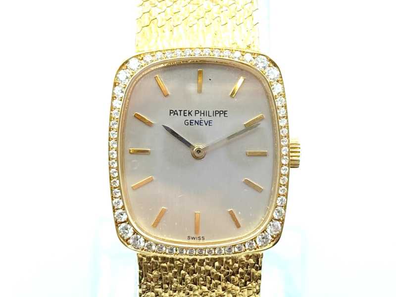パテックフィリップ 買取 750YG ゴールデンエリプス ベゼルダイヤ
