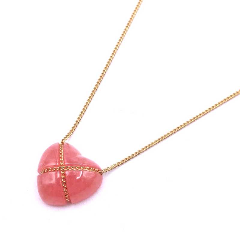 ティファニー買取　チェーンクロスハートネックレス　ロードクロサイト