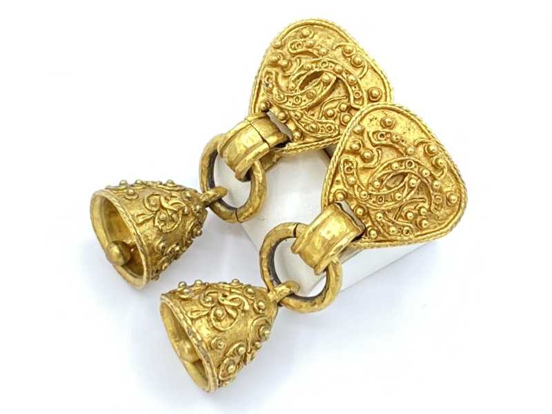 シャネル買取 イヤリング ココマーク ベル 94A