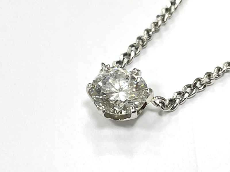 ダイヤモンド買取 プラチナネックレス 1ct