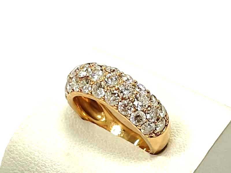 金買取 リング K18 ダイヤモンド 6ｇ