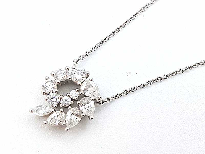 ハリーウィンストン買取 オープンクラスターペンダントスモール