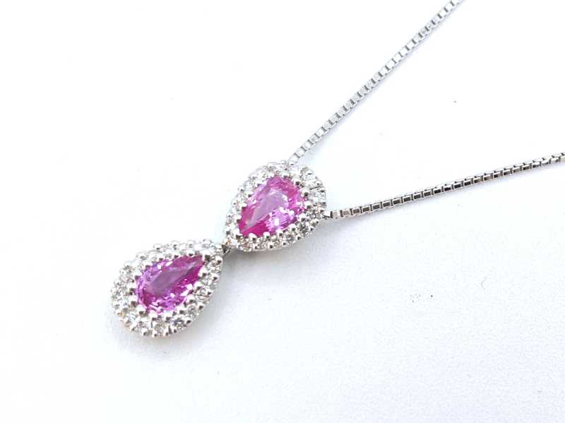宝石買取 ピンクサファイアネックレス