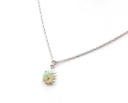 ジュエリー買取 オパール ダイヤネックレス