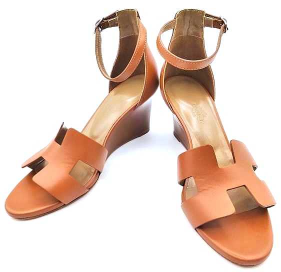 エルメス買取　レジェンドサンダル　レザー