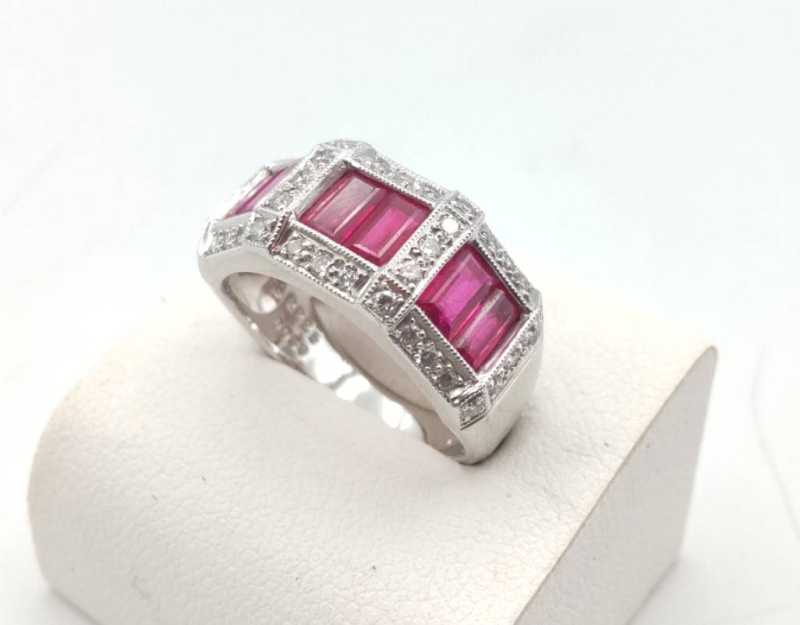 PT900リング　買取　ルビー