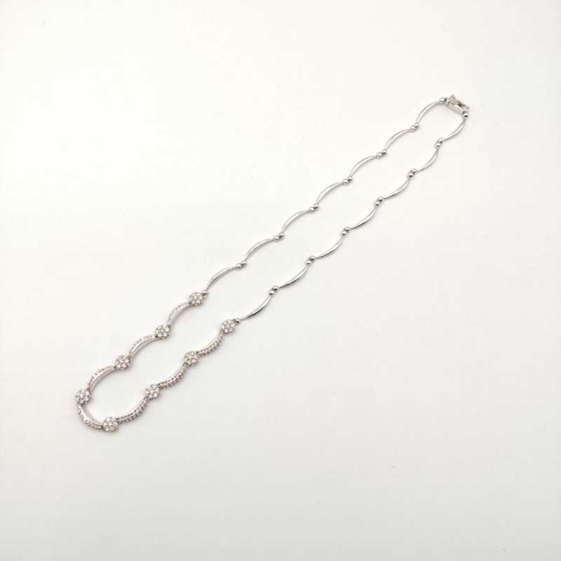 金買取 K18ＷＧネックレス 14ｇ