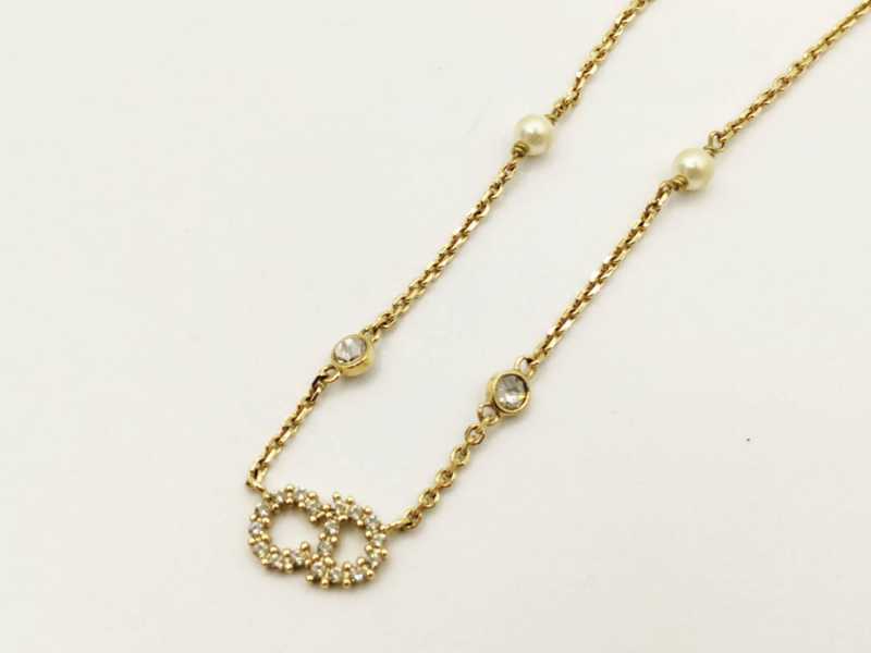 ディオール買取 ロゴネックレス