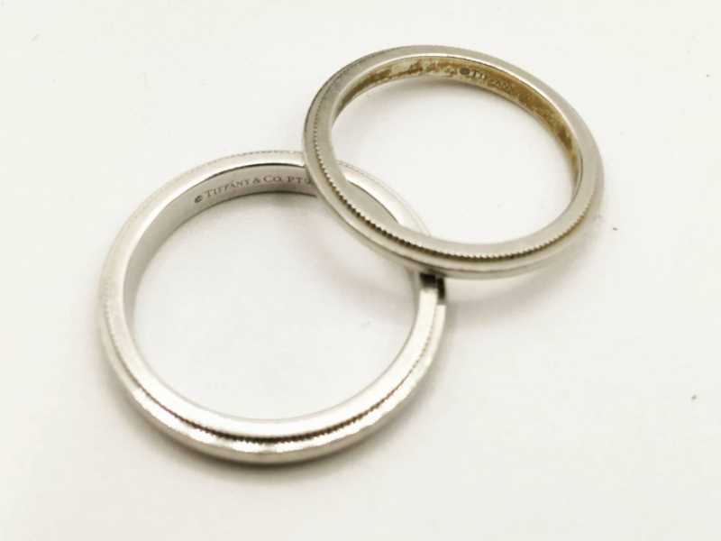 ティファニー買取 ミルグレイン リング