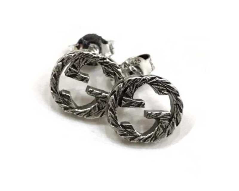 グッチ買取 インターロッキング ピアス