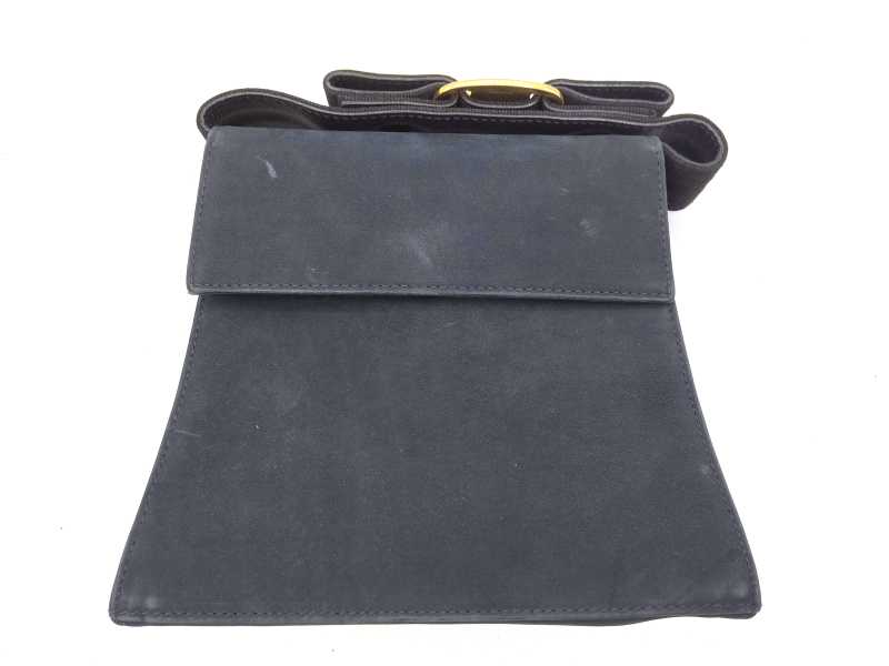 フェラガモ買取 ハンドバッグ スエード