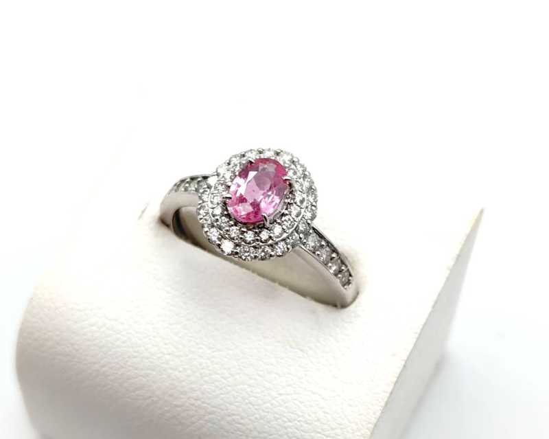 ジュエリー買取 ピンクサファイア ダイヤリング