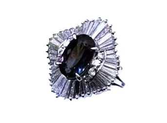 宝石買取 Pt900 アレキサンドライト ダイヤモンド リング