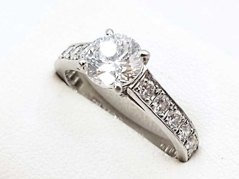 ダイヤモンド買取 １カラットプラチナリング