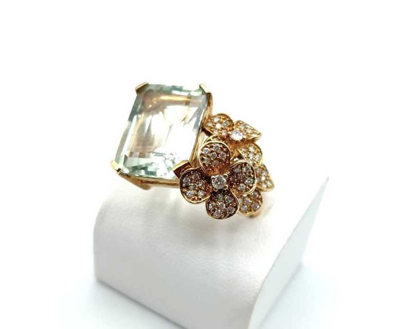 ジュエリー買取 カラーストーン ダイヤモンドリング