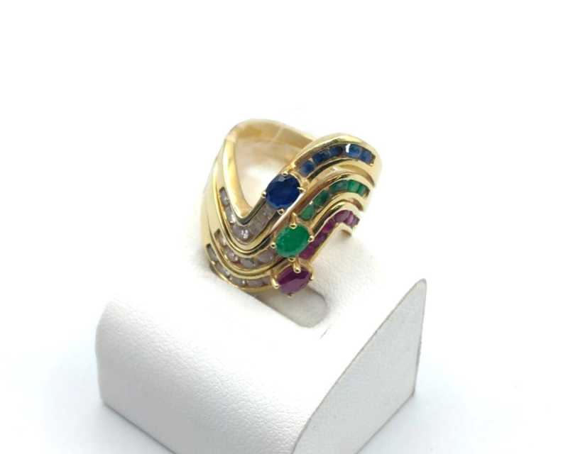 ジュエリー買取 マルチストーン リング