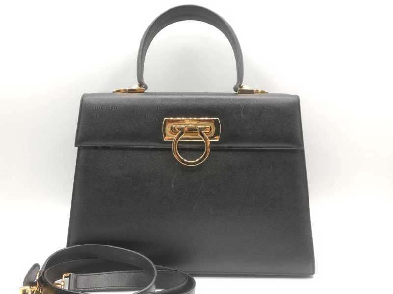 フェラガモ買取 2wayバッグ ガンチーニ