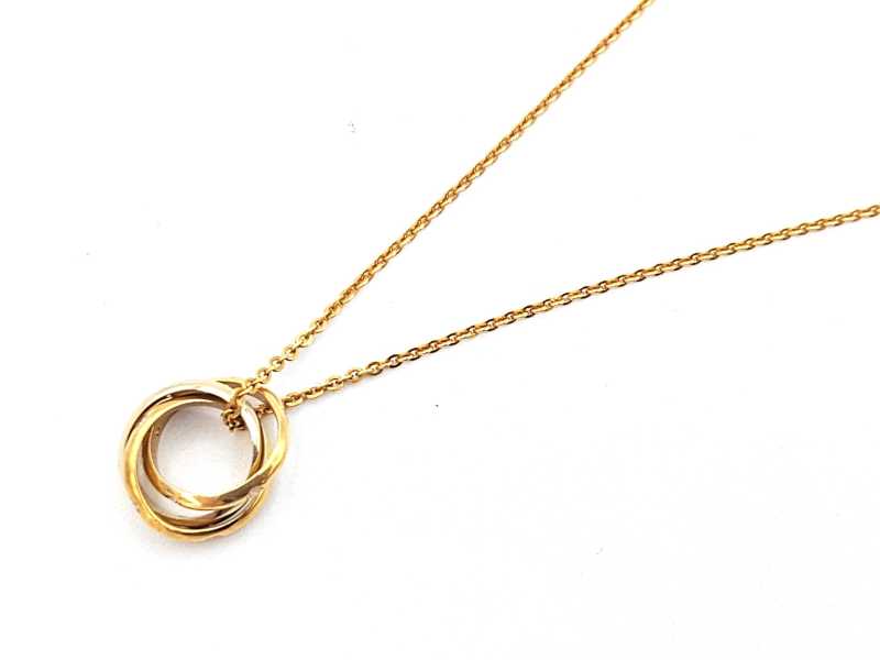 カルティエ買取 トリニティダイヤネックレス