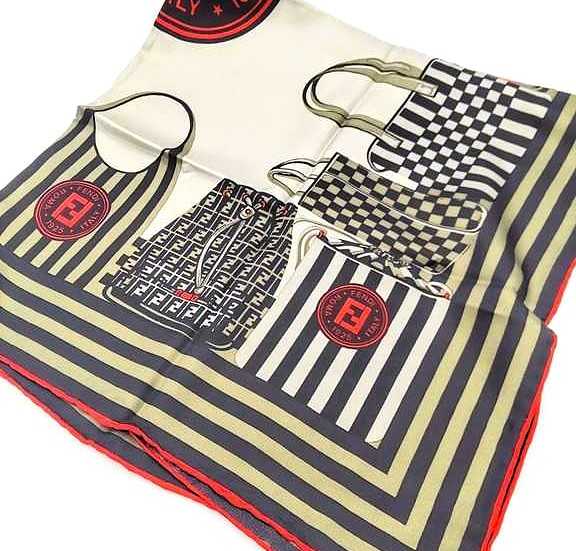 フェンディ買取　スカーフ　バッグ柄