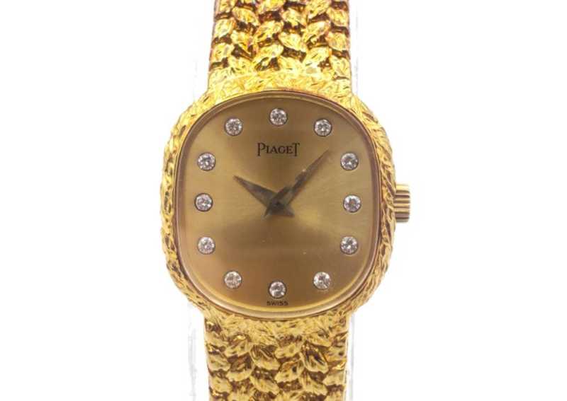ピアジェ　買取　レディース手巻き時計　750YG