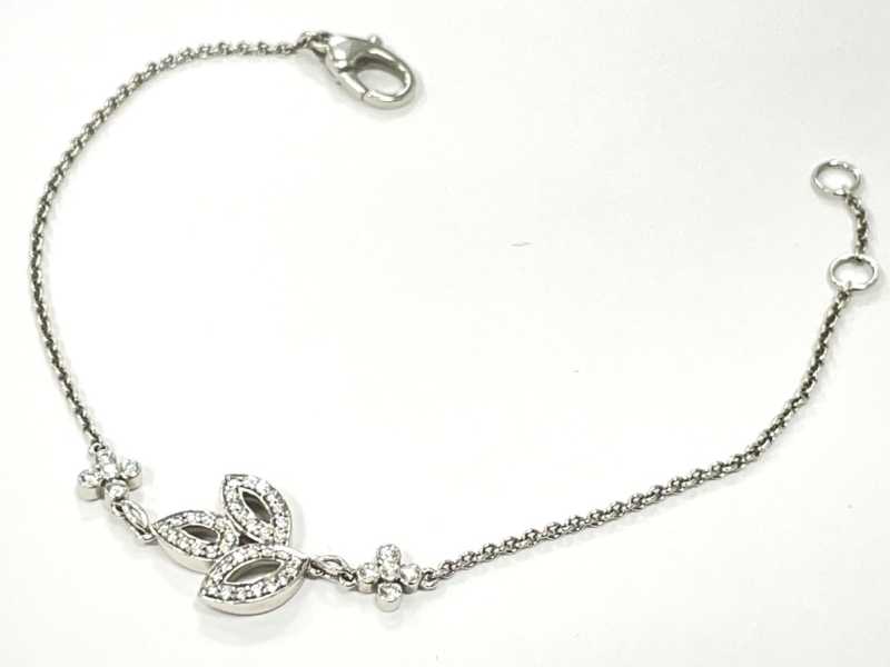 ハリーウィンストン買取 PT950 リリークラスター ミニ ブレスレット BRDPSM1MLC
