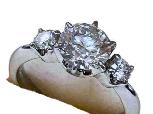 ミキモト買取 Pt950 ダイヤモンドリング