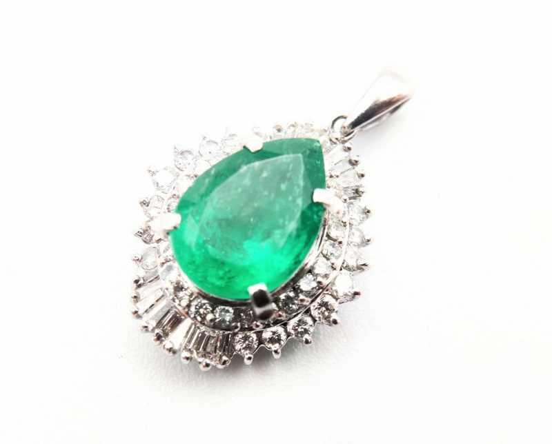 PT900トップ　買取　エメラルド