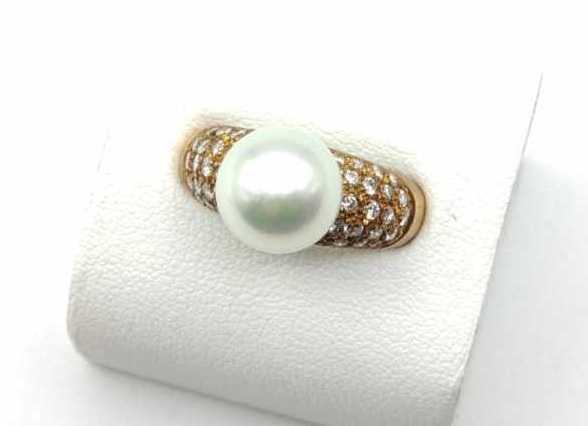 宝石買取 パール 指輪 K18