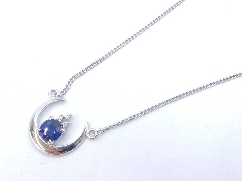 宝石買取 ブルーサファイアプラチナネックレス