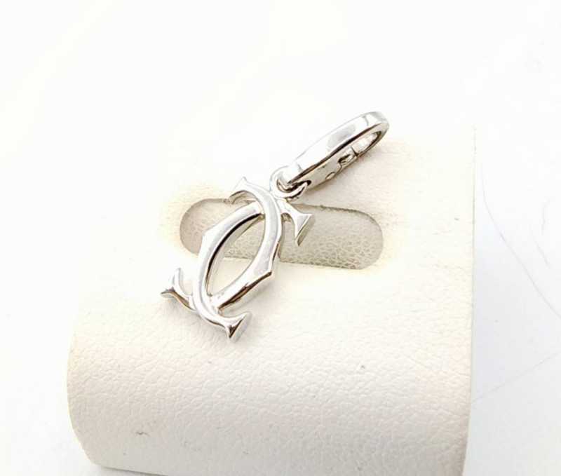 カルティエ　買取　2Cチャーム　750WG